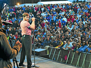 Supporting image for story: Will Young fires up the crowds in Staffordshire