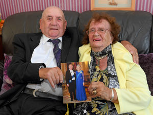 Supporting image for story: Shropshire couple celebrate 70 years of marriage after meeting at local dance 