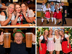 Supporting image for story: Prost! 17 fun-filled photos as Wolverhampton party-goers enjoy traditional German Oktoberfest celebration at Molineux