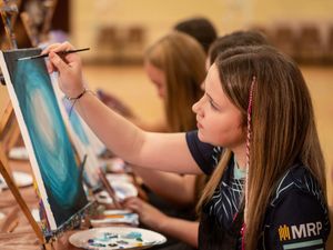Supporting image for story: Arts project helping young people paint a brighter future