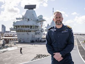 Captain Will Blackett, commanding officer of HMS Prince of Wales