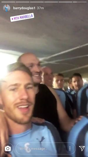 Barry Douglas posted a video on his Instagram story