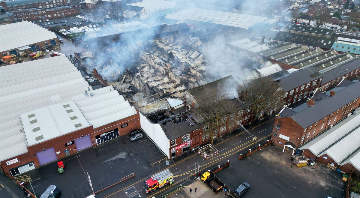 Investigations ongoing into Wolverhampton factory blaze as cause remains undetermined