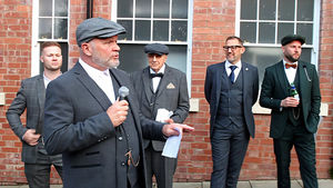 Guy Perry giving speach