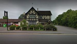 The Red, White and Blue pub before the fire