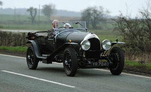Dora arrived in a 1927 Bentley