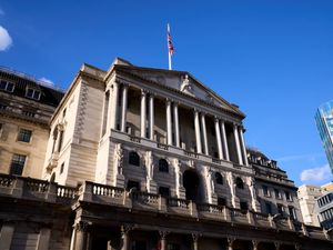 The front of the Bank of England