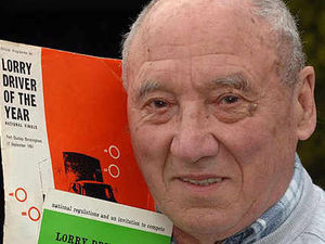 Supporting image for story: Harry recalls tall tale of giraffes in his lorry