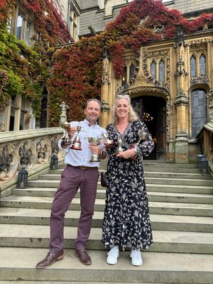 Clive and Lisa Vickers have been celebrating the success of their wine estate