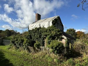 The Grade II listed cottage that is going to auction next week. Picture: Halls.