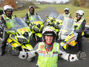 Supporting image for story: Blood bikes in vital medical mission