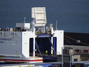 The Stena Nordica at Rosslare Europort, Co Wexford