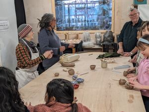 A pottery workshop in the People’s Old Print Works in Balsall Heath.