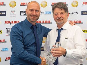 Supporting image for story: Kidderminster manager Russ toasts FA Cup success – with a bottle of beer and chat with David Moyes