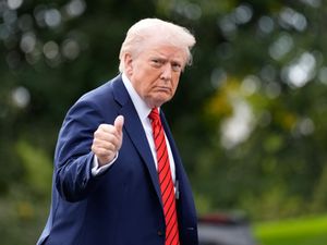 Supporting image for story: Trump sets off for Middle East to mark Gaza ceasefire deal