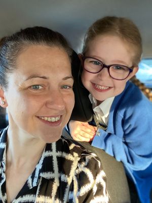 Dulcie and her mum Debbie