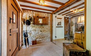 Walnut Tree Cottage has been renovated inside. Picture: Savills.