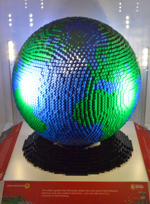 Planet Earth in Lego