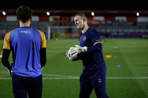 Joe Hart stepped in as Shrewsbury Town's goalkeeper coach for the night at Salford City