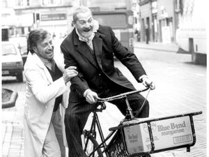 Supporting image for story: Wolverhampton Grand at 125: Larking around to plug theatre show