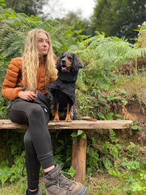 Lily-May Vaughan with her cocker spaniel, Sadie, at Hurcott Wood, Kidderminster. It was one of her favourite places to take Sadie for walks