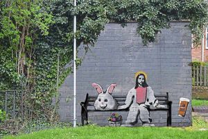 An Easter-themed mural has been shared on social media by Banks's Brewery in time for the bank holiday weekend