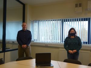 Supporting image for story: Security company gives laptops to Welshpool schools