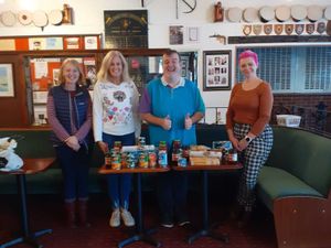 Supporting image for story: Newport man donates 20 kilograms to food bank after weight loss following mini stroke