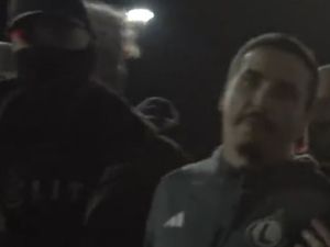 Supporting image for story: Two Legia Warsaw players arrested in frantic Europa Conference League scenes - WATCH