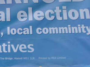 Supporting image for story: Local 'comminity' matters in Tory candidate's misspelt poster