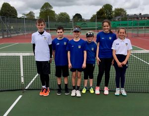 Members of the county’s under-12s who travelled across the border