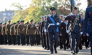 The procession in Shrewsbury