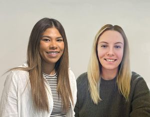 Employment Consultants Molly Jackman (left) and Hannah Kettles, from The Poppy Factory, are helping Midlands veterans find a way back to employment.