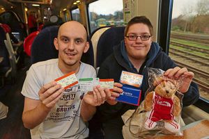 Riding the rails – Steven Brown and Jack Newell from Telford