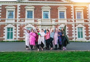 The calendar is supporting two breast cancer charities 