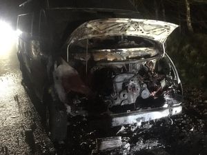 Supporting image for story: Van fire closes stretch of A5 in Shropshire 