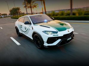 Supporting image for story: This Lamborghini Urus is Dubai Police’s new runabout