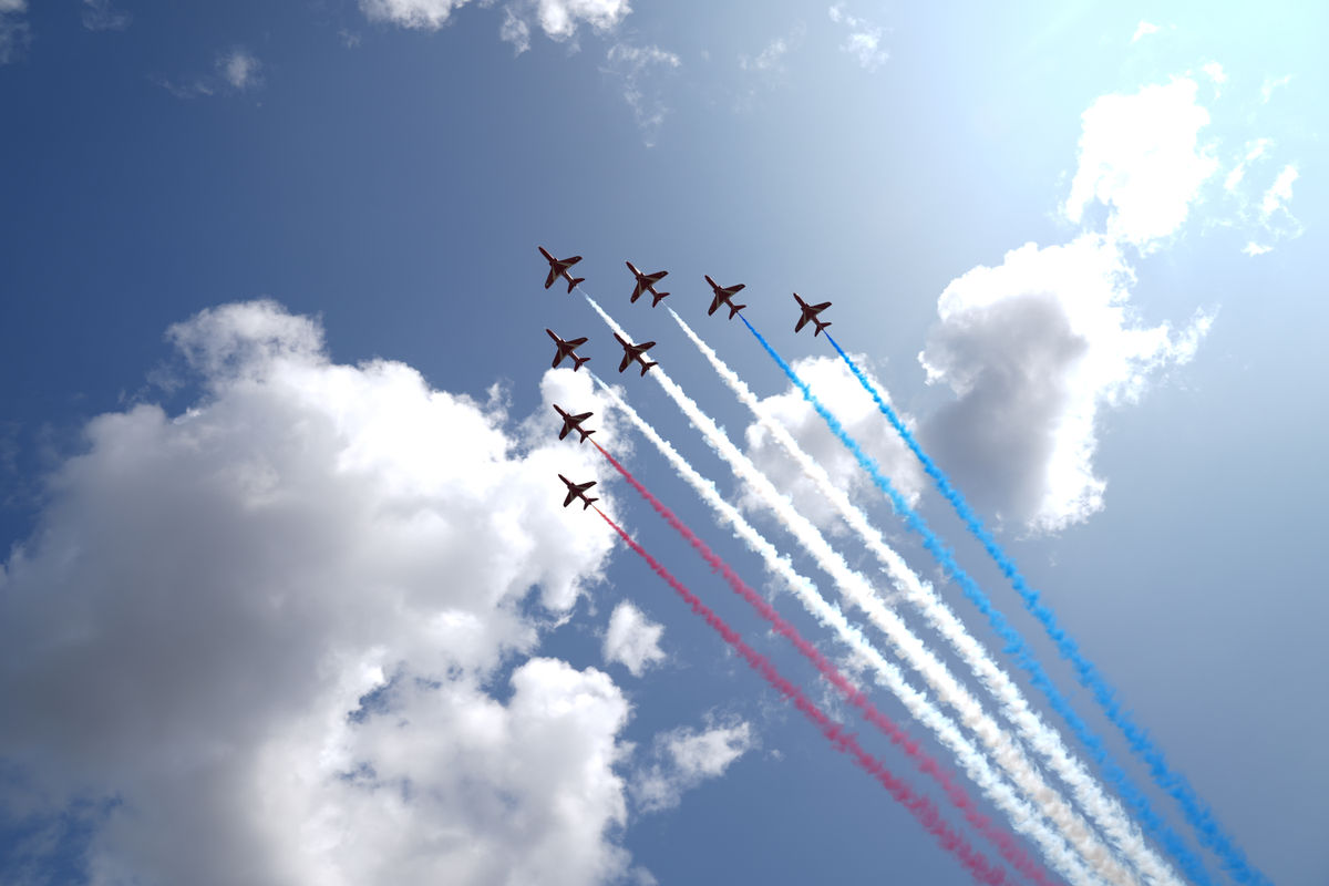 Excitement turns to disappointment as Red Arrows fans miss Black Country fly past - heres why route times may have changed