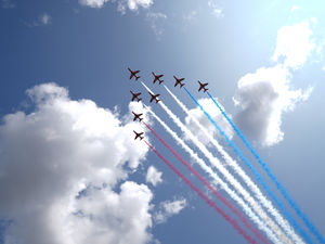 Supporting image for story: Excitement turns to disappointment as Red Arrows' fans miss Black Country fly past - here's why route times may have changed