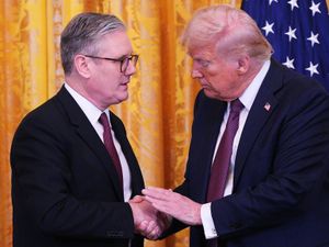 Sir Keir Starmer and US President Donald Trump shaking hands