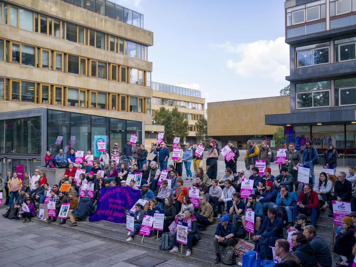 University principal vows no compulsory job cuts before July amid strike action