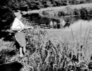 Supporting image for story: Old picture captures moment Derek was hooked