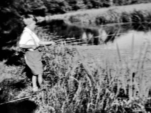Supporting image for story: Old picture captures moment Derek was hooked