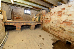 A cellar the couple found which was bricked up