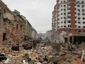 Supporting image for story: Four killed as Russia unleashes major missile and drone attack on Ukraine