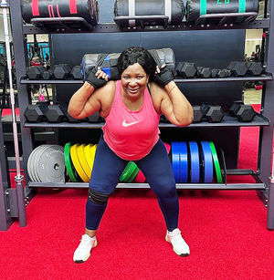 Denise Holmes in action at Portway Lifestyle Centre in Oldbury. Picture: SLT