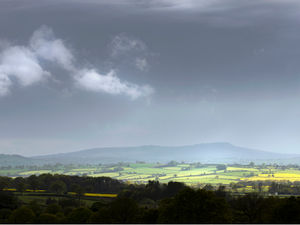 Supporting image for story: Stormy clouds for the bank holiday in Shropshire 