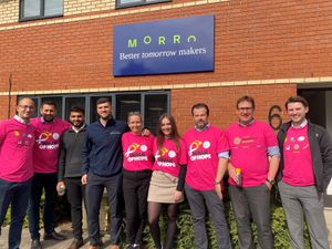 Supporting image for story: West Midlands developer comes together as a team to raise funds in support of brain tumour research