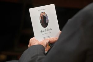 More than 200 packed into the church for the memorial service