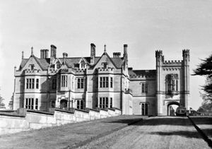 Oteley Hall, Ellesmere. This is a print in the Shropshire Star picture archive